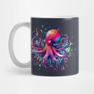 Splash of Color Octopus - He'e in Hawaiian Mug